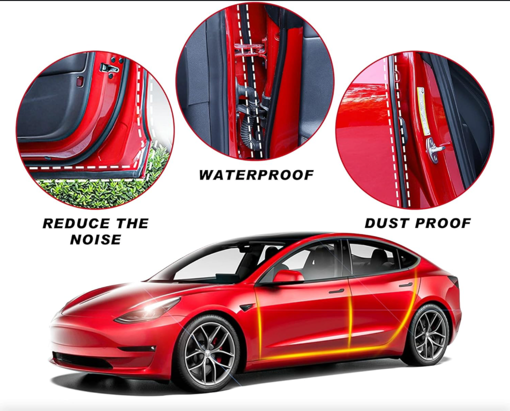 Door Seal Soundproof Kit for Tesla Model 3 Y S X